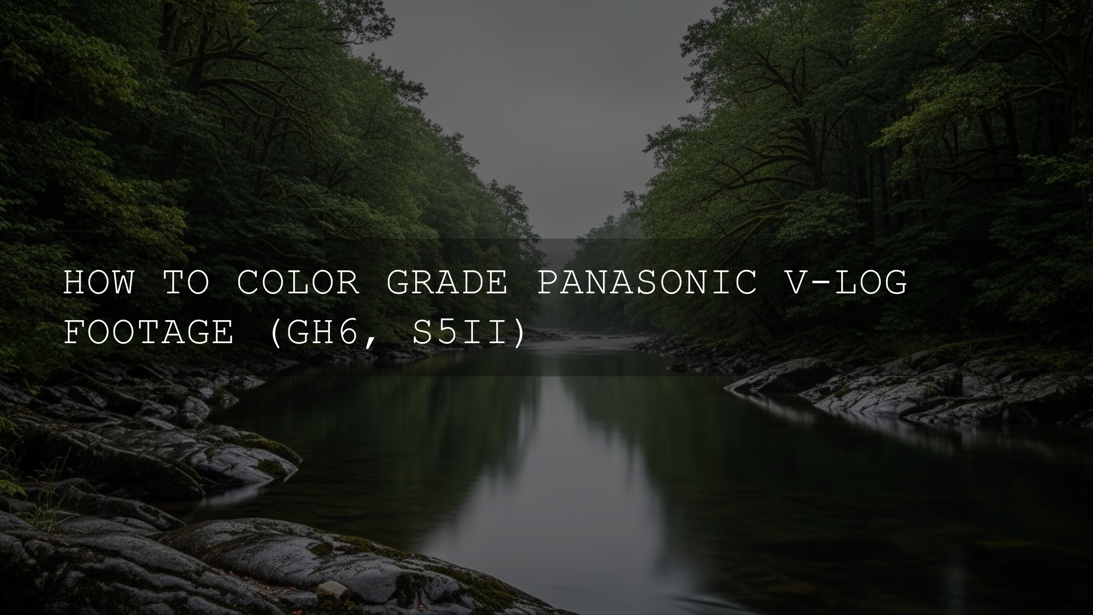 Unlock Cinematic Magic: Your Easy Guide to Color Grading Panasonic V-Log Footage (GH6, S5II) - AAA Presets