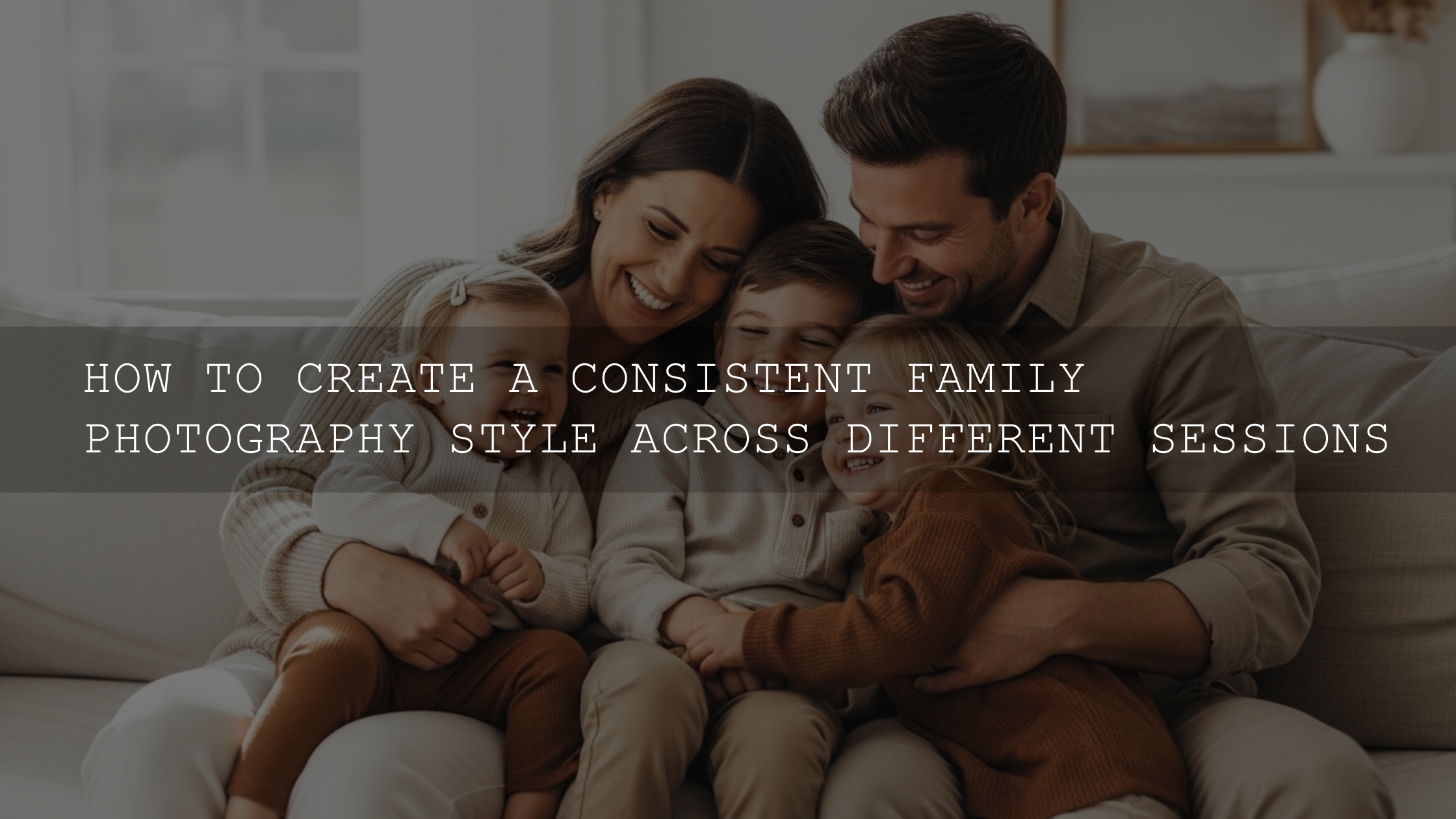 Unlock Timeless Memories: How to Create a Consistent Family Photography Style Across Different Sessions