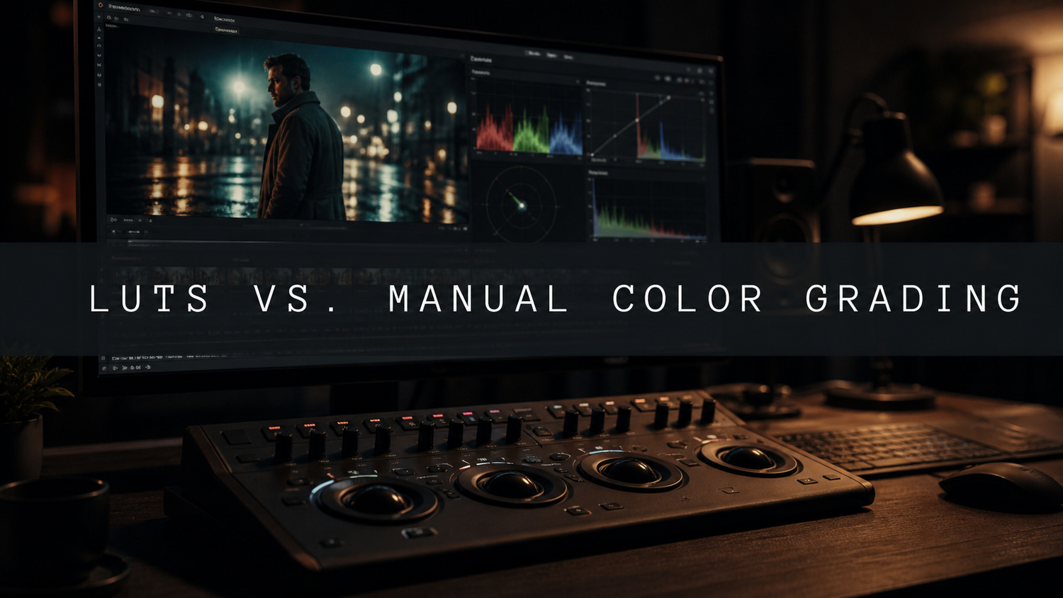 LUTs versus manual color grading workflow comparison