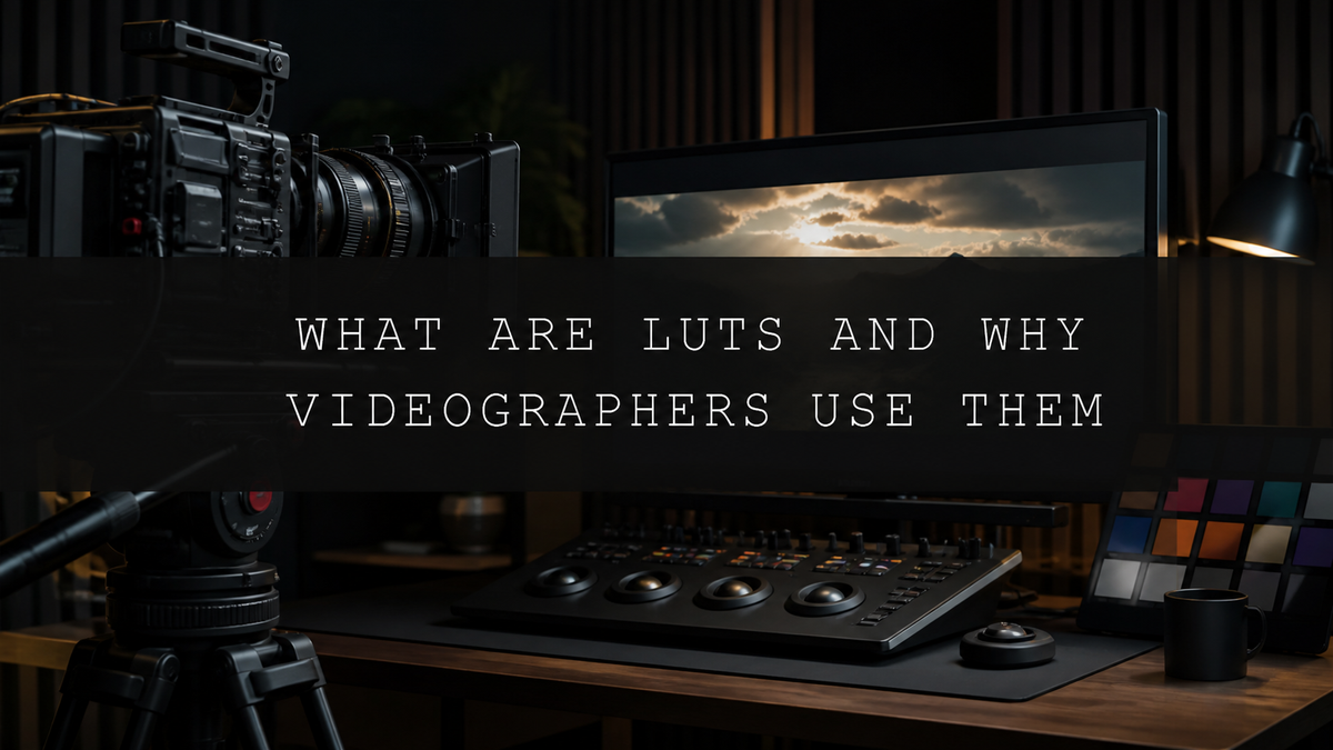 What LUTs are and why videographers use them for cinematic color grading