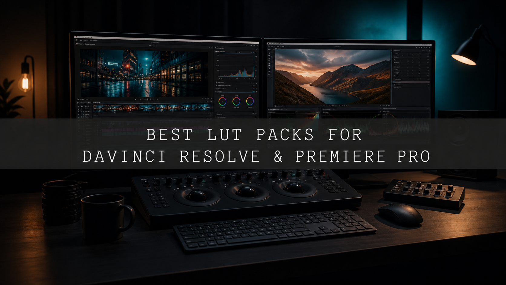 Best LUT packs for DaVinci Resolve and Premiere Pro color grading