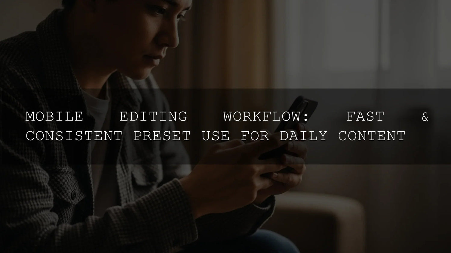 Master Your Mobile Editing Workflow: Fast & Consistent Preset Use for Daily Content - AAA Presets