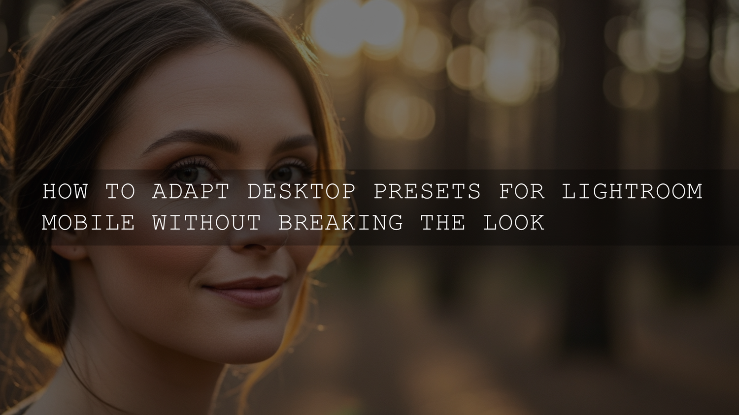 Unlock Your Mobile Editing Powerhouse: The Ultimate Guide to Adapting Desktop Lightroom Presets for Lightroom Mobile in 2026