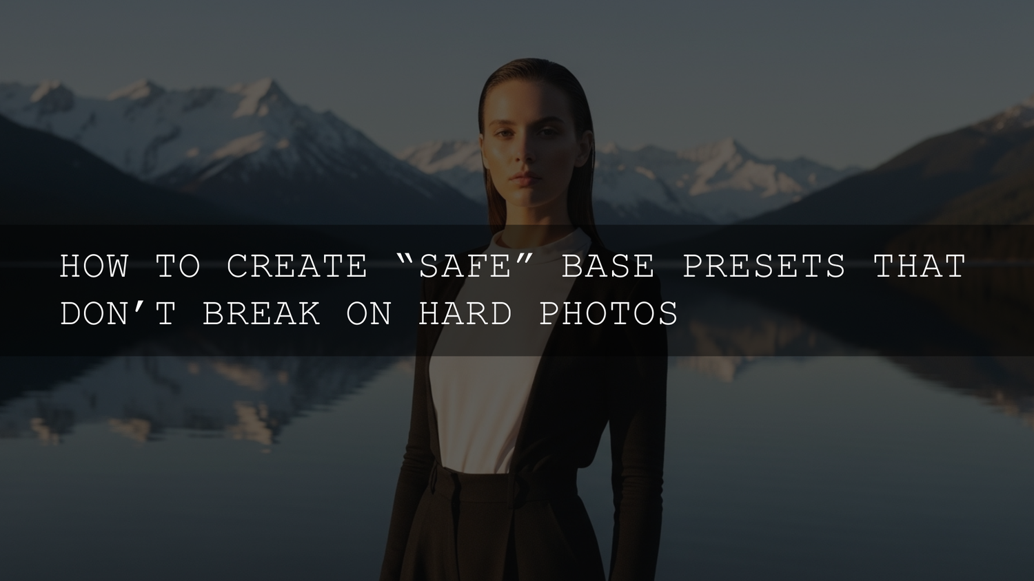 Crafting Unbreakable Base Presets: Your Secret Weapon for Flawless Photos in 2026