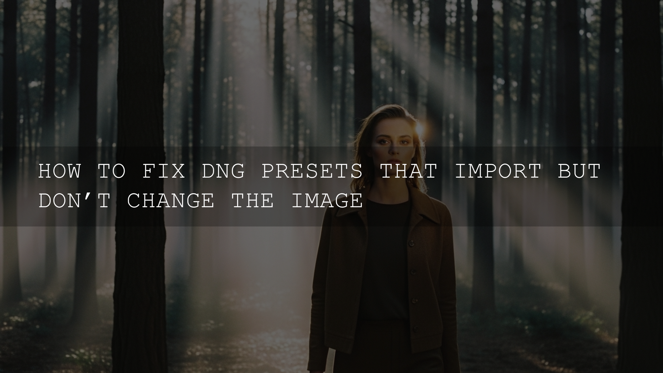 DNG Presets Importing But Not Applying? Your Ultimate Troubleshooting Guide for 2026 - AAA Presets