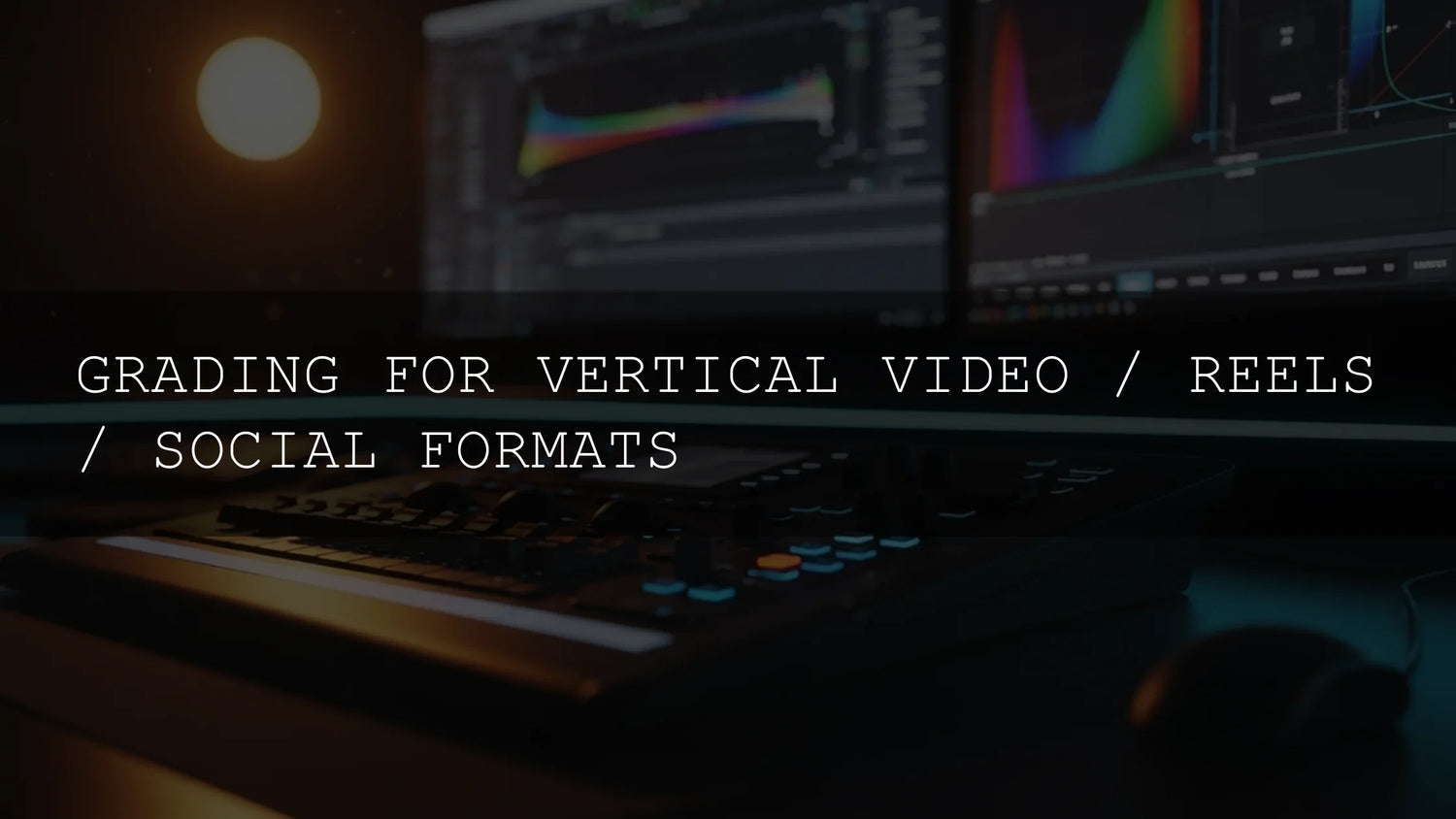 Mastering the Vertical Canvas: Your Comprehensive Guide to Grading for Reels, TikToks, and Social Formats
