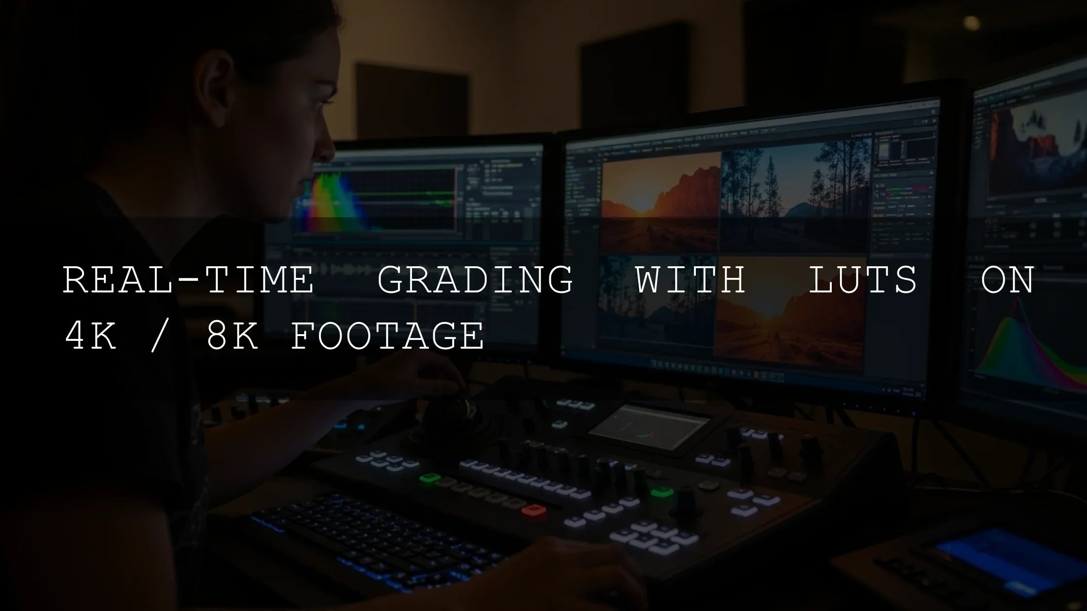 Unlock Cinematic Brilliance: Mastering Real-Time Grading with LUTs on 4K/8K Footage - AAA Presets