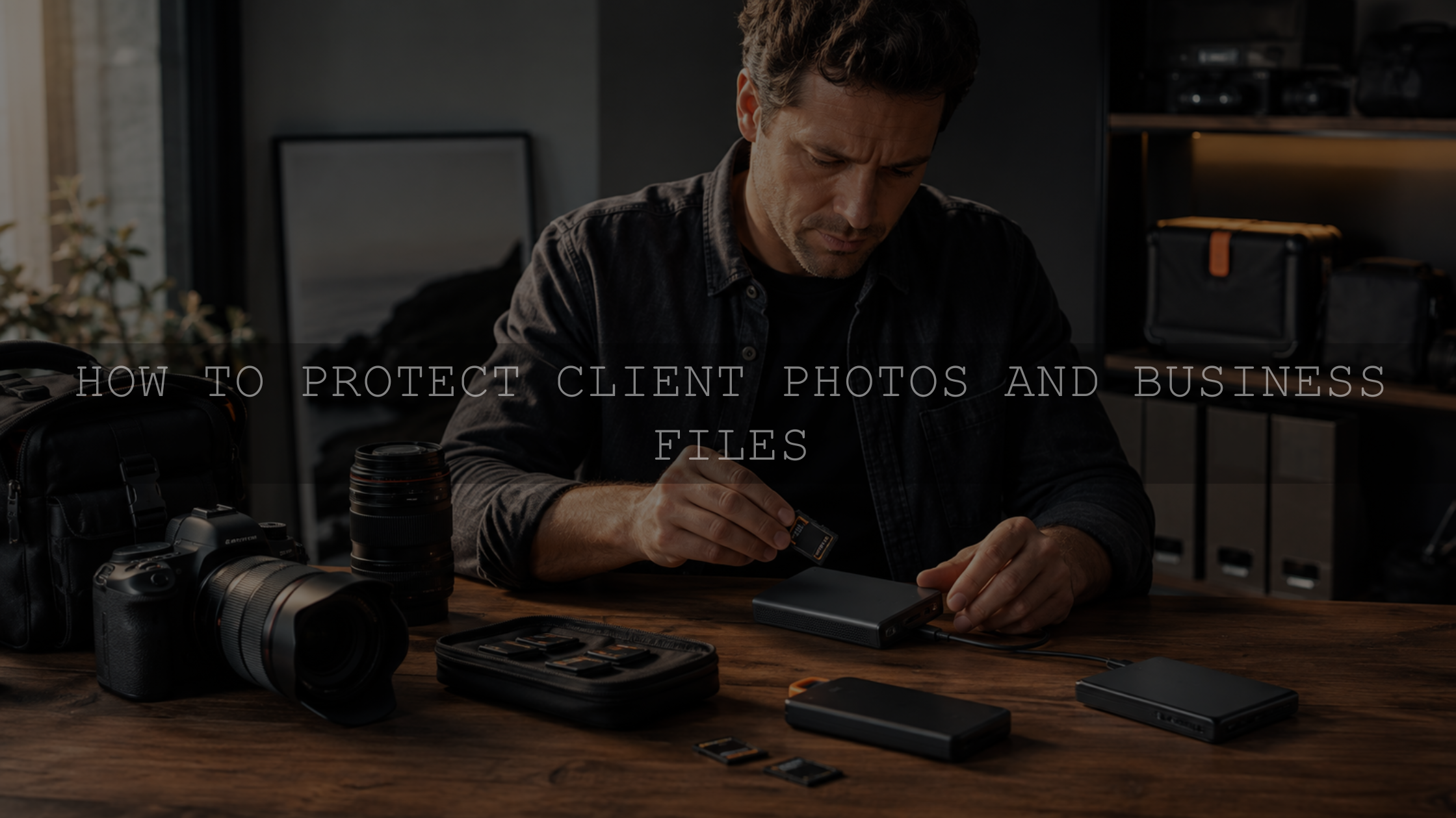 How to Protect Client Photos and Business Files