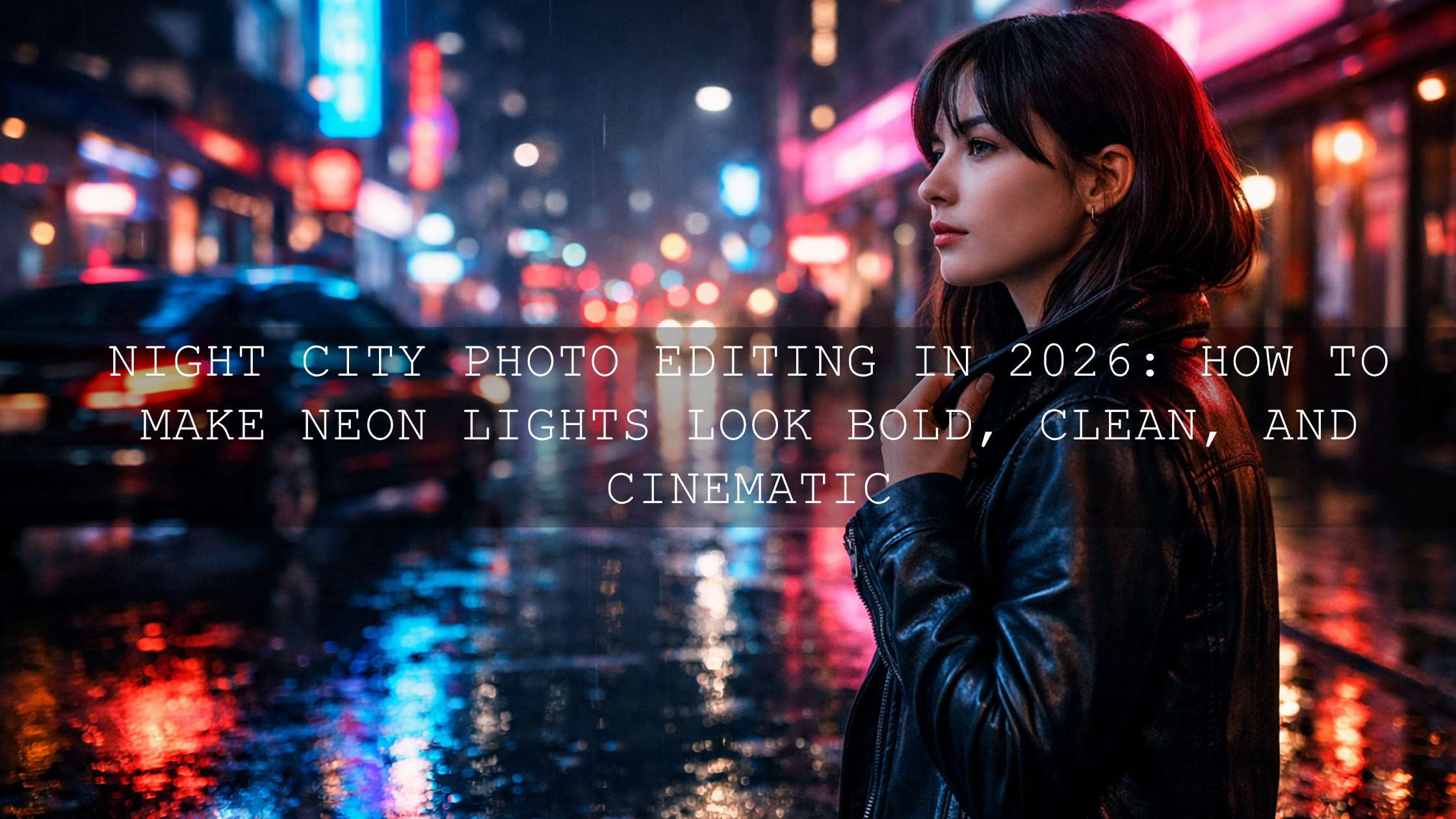 Mastering the Glow: Editing Night City Photos with Neon Lights