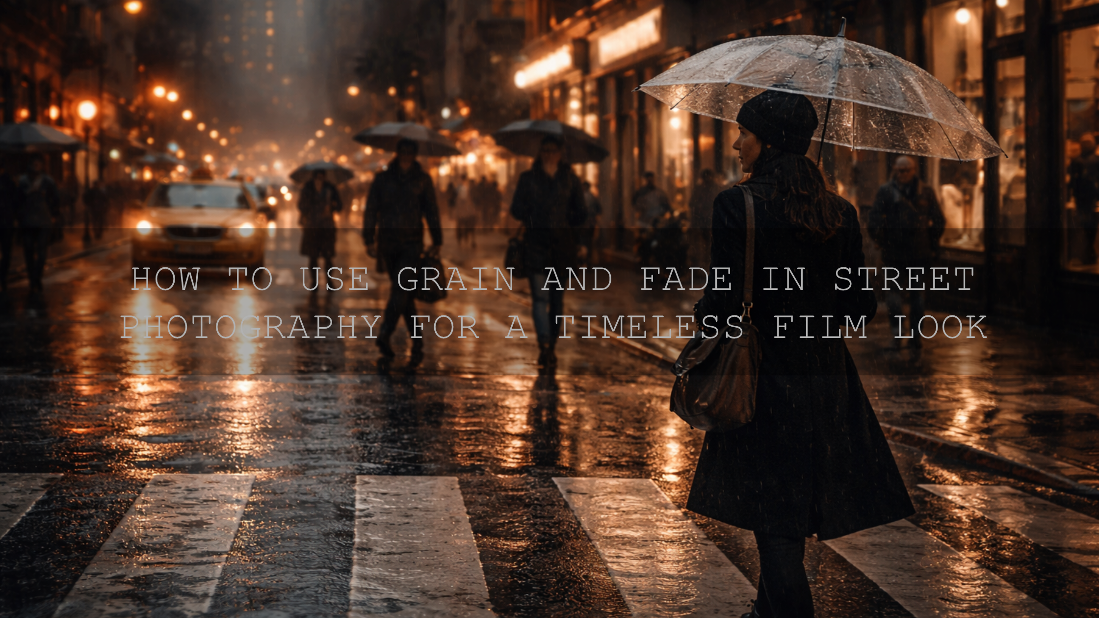 Unlock the Magic: Mastering Grain & Fade for Stunning Street Photography Edits