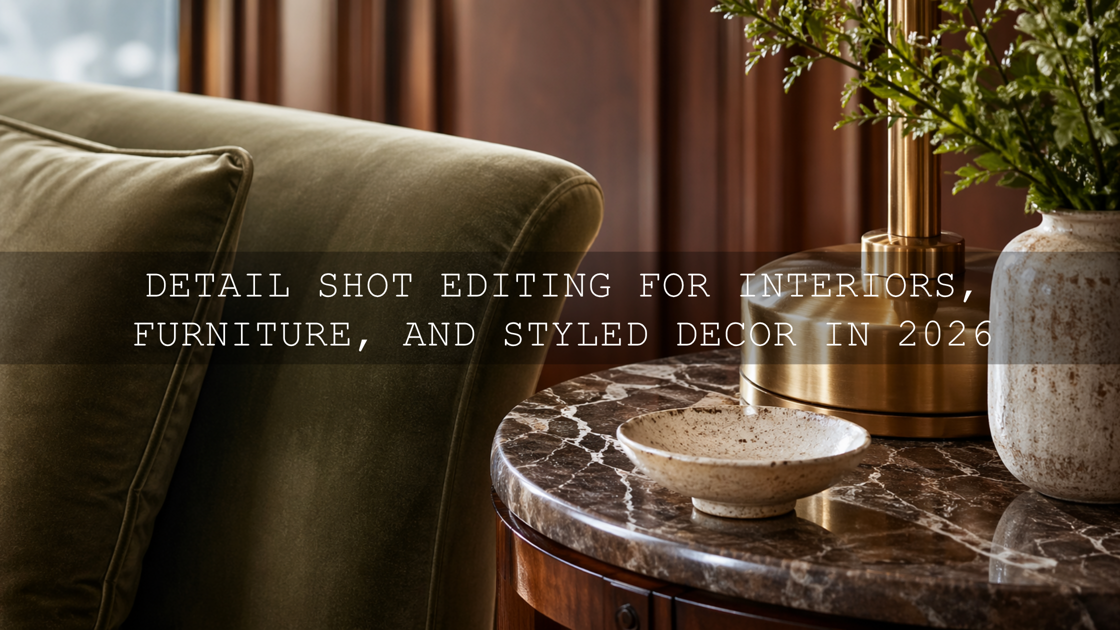 Mastering Detail Shots: Elevating Your Decor, Furniture, and Styling Elements for 2026