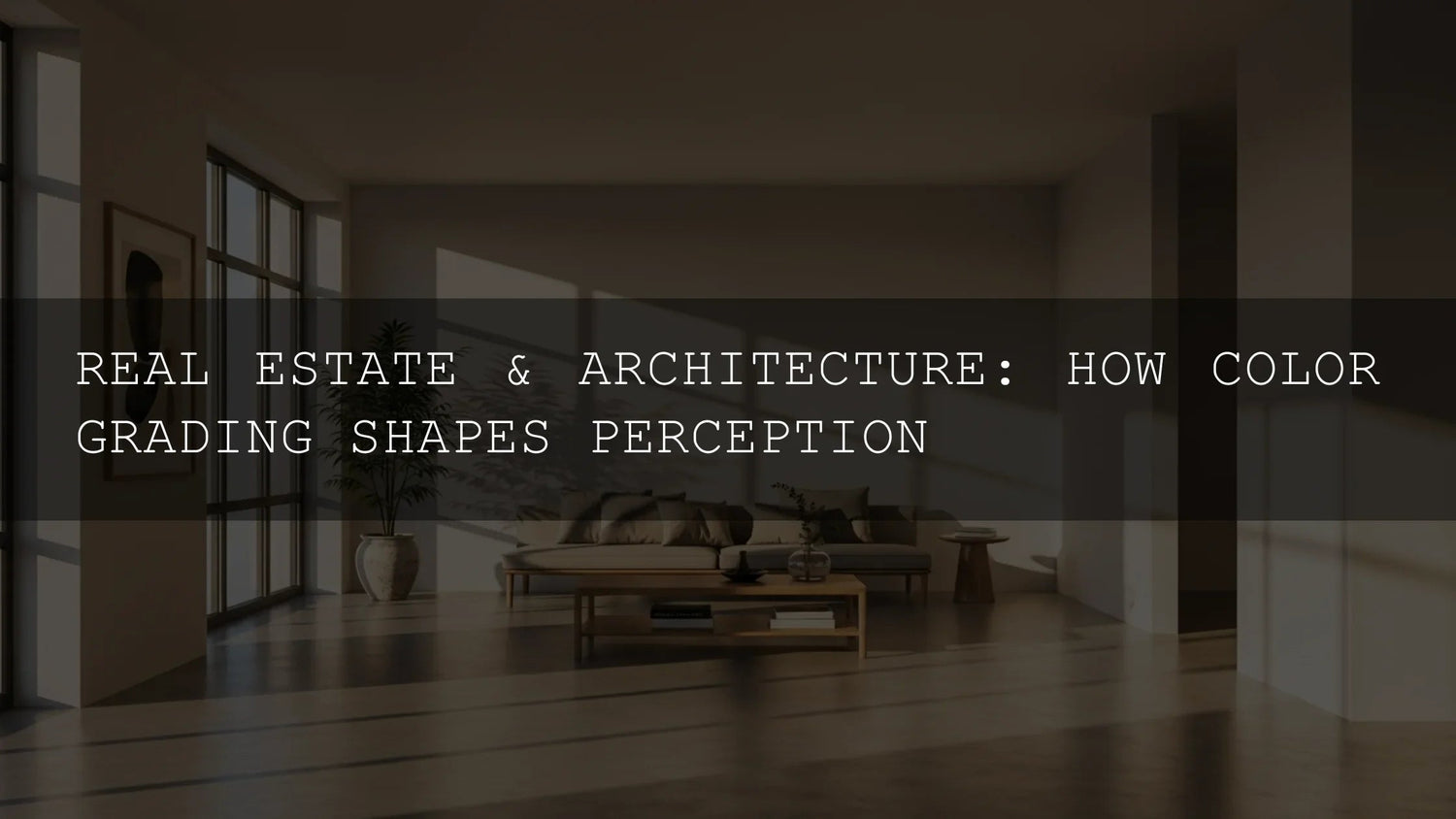 Real Estate & Architecture: How Color Grading Shapes Perception - AAA Presets
