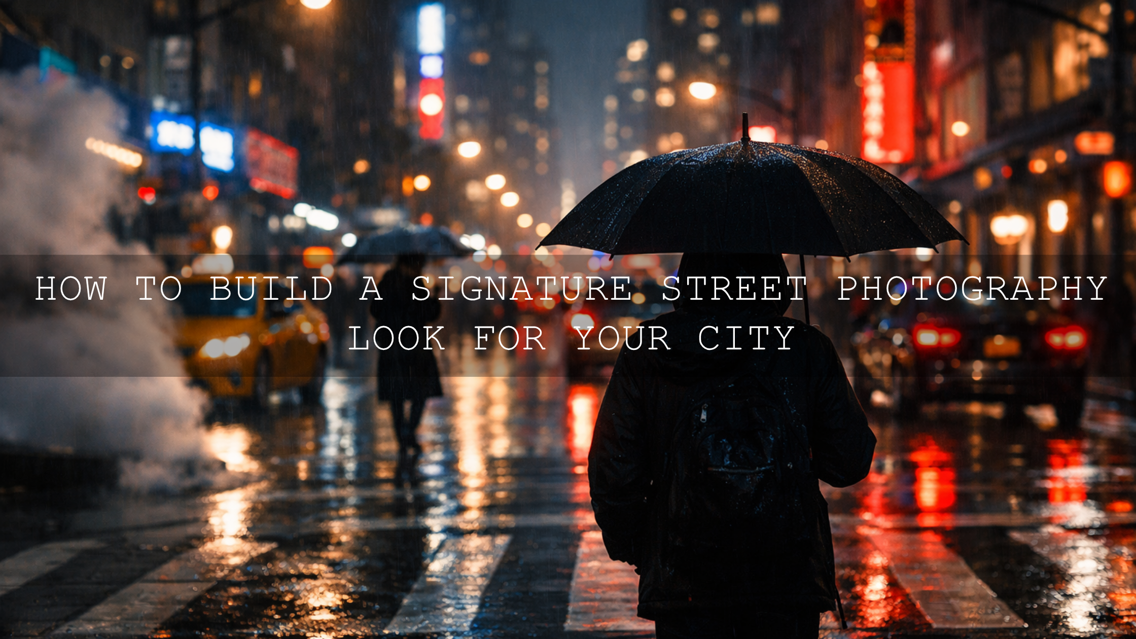 Crafting Your City's Soul: A Street Photographer's Guide to a Unique Visual Style