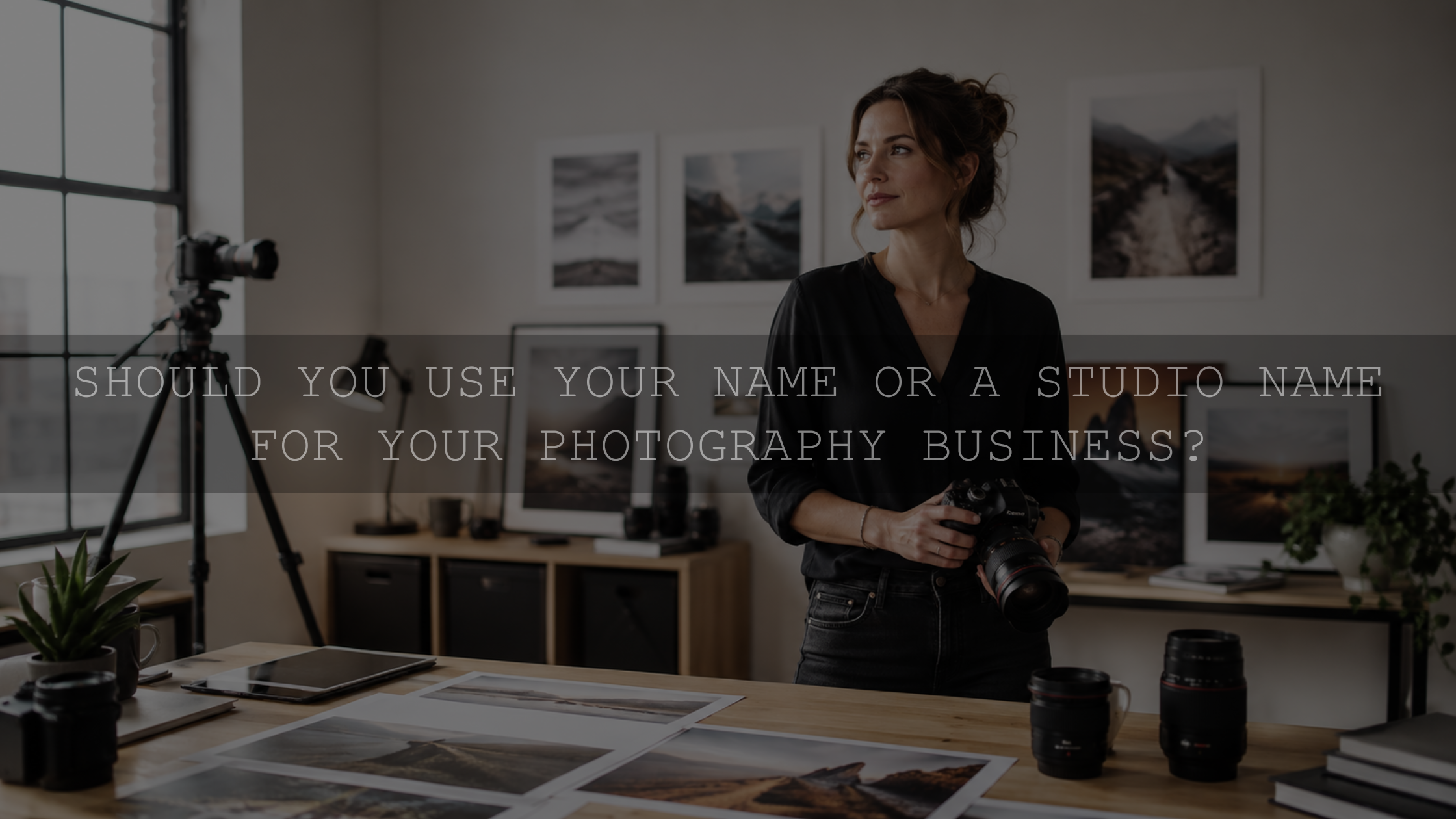 Should You Use Your Name or a Studio Name for Your Photography Business?