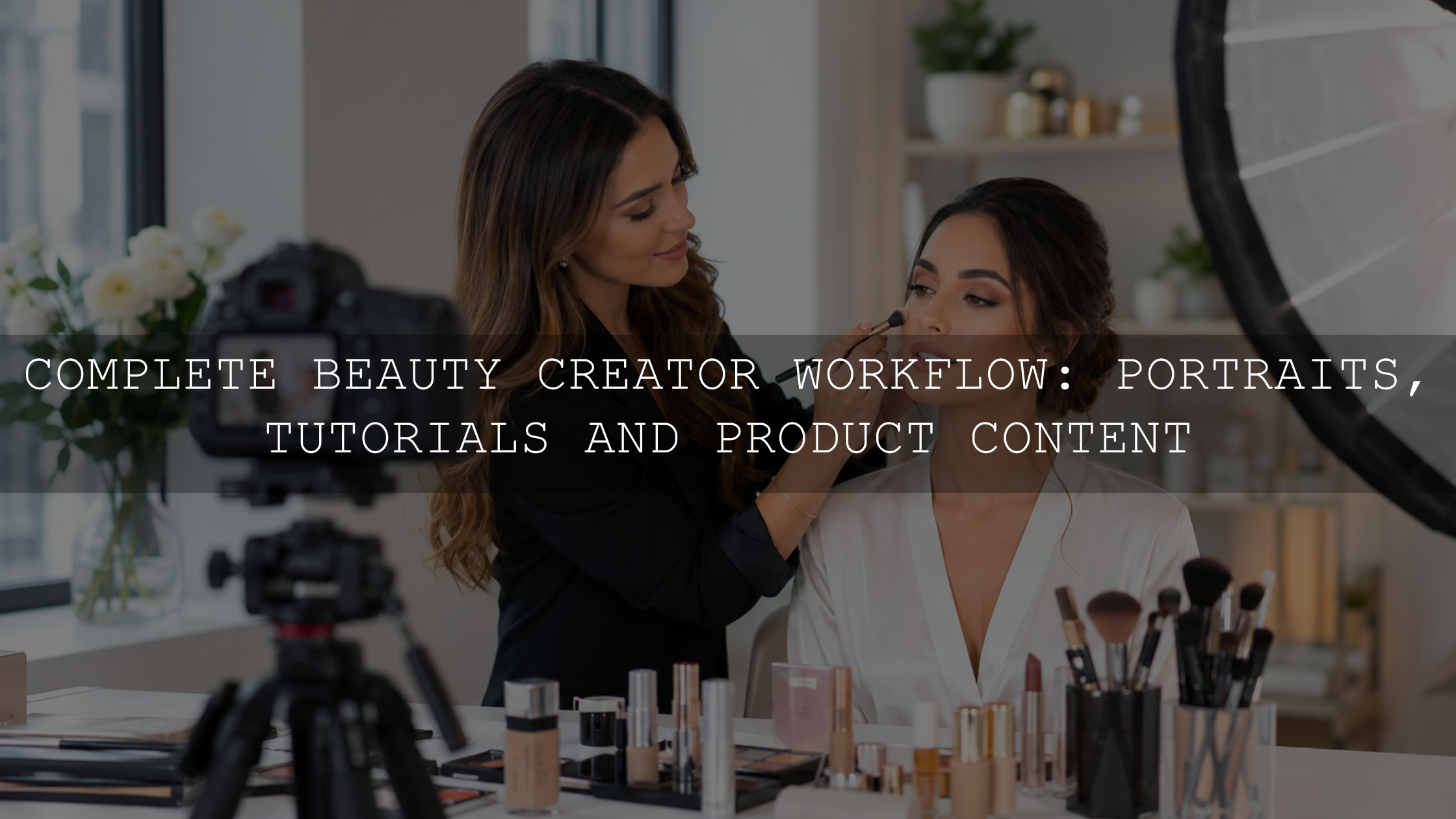 Complete Beauty Creator Workflow: Portraits, Tutorials and Product Content