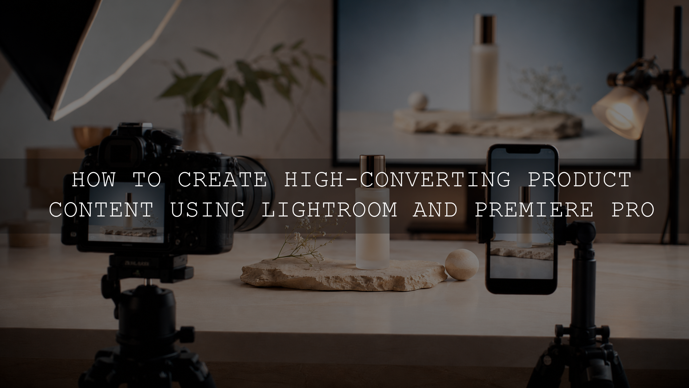 How to Create High-Converting Product Content Using Lightroom and Premiere Pro