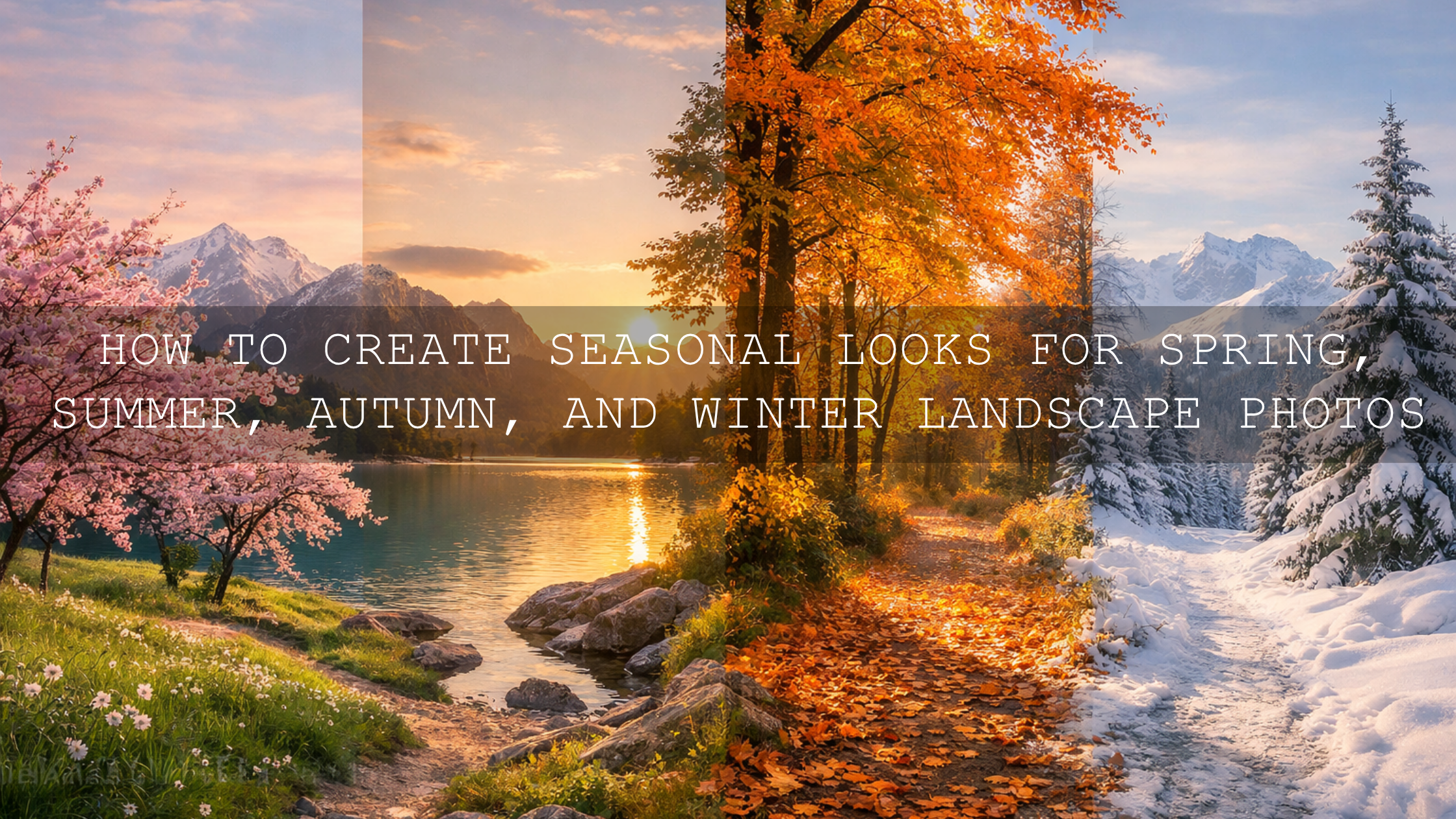 Mastering Seasonal Photography: Creating Stunning Looks for Every Landscape