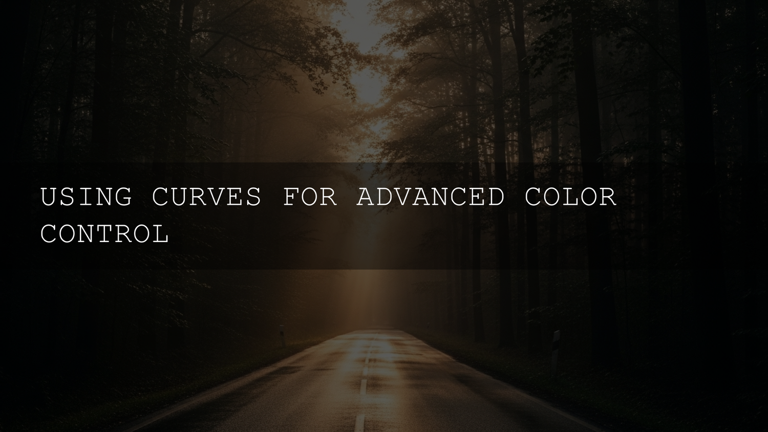 Unlocking Creative Mastery: A Deep Dive into Curves for Advanced Color Control - AAA Presets