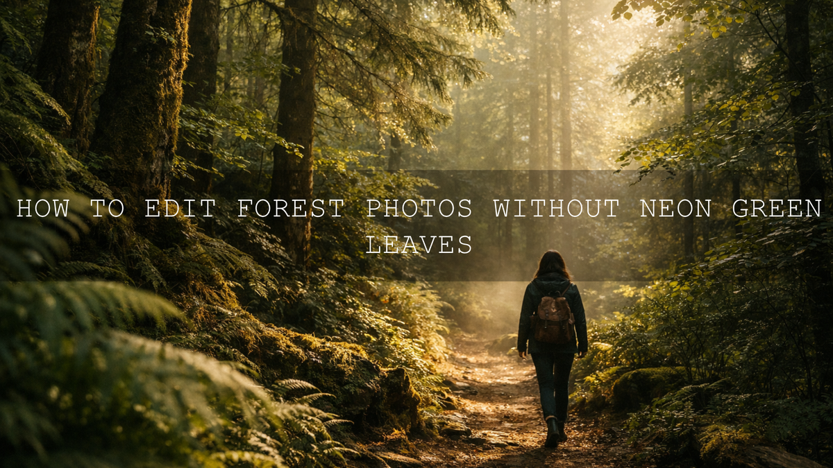 Banish the Neon Glare: How to Edit Forest Photos Without Unnatural Green Leaves in 2026