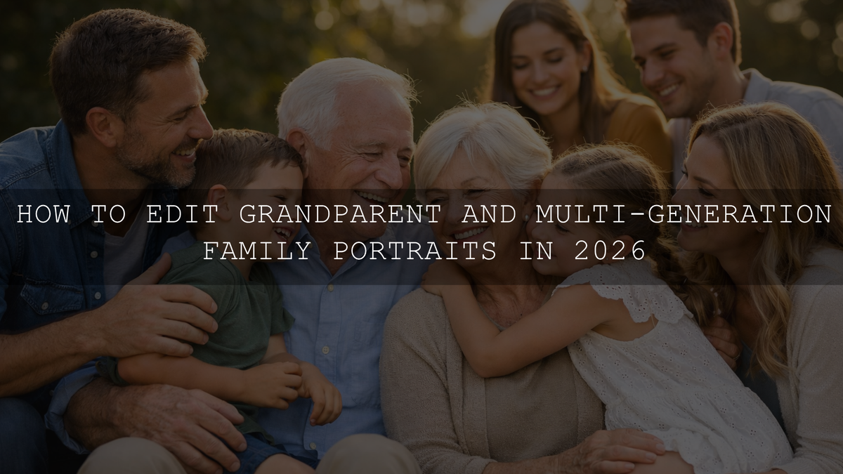Capturing Legacies: Mastering Grandparent & Multi-Generation Family Portraits in 2026