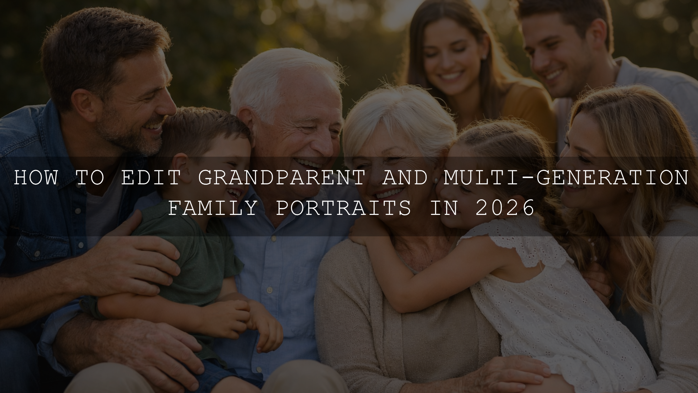 Capturing Legacies: Mastering Grandparent & Multi-Generation Family Portraits in 2026