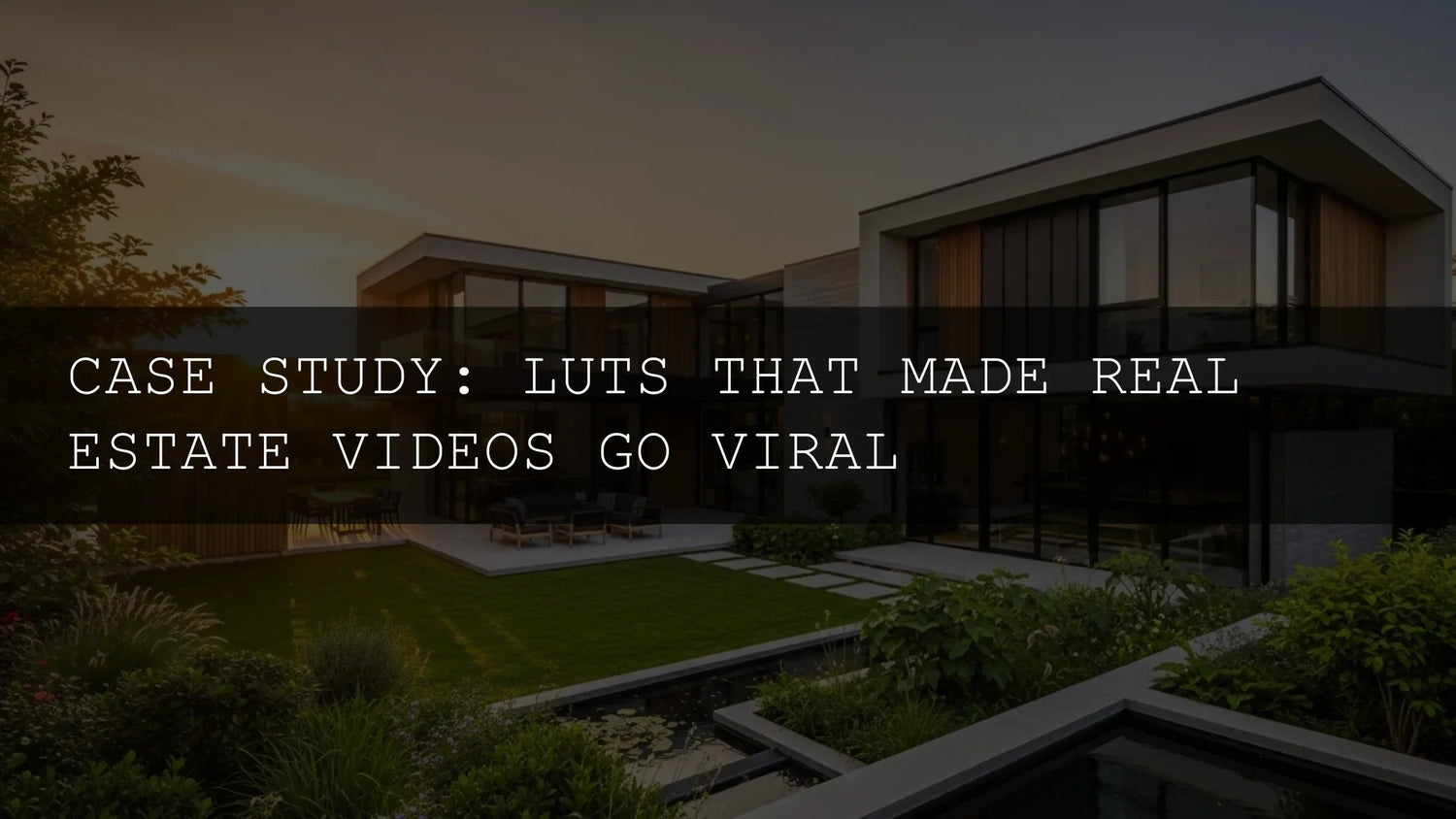 Case Study: How LUTs Transformed Real Estate Videos from Drab to Fab and Went Viral - AAA Presets