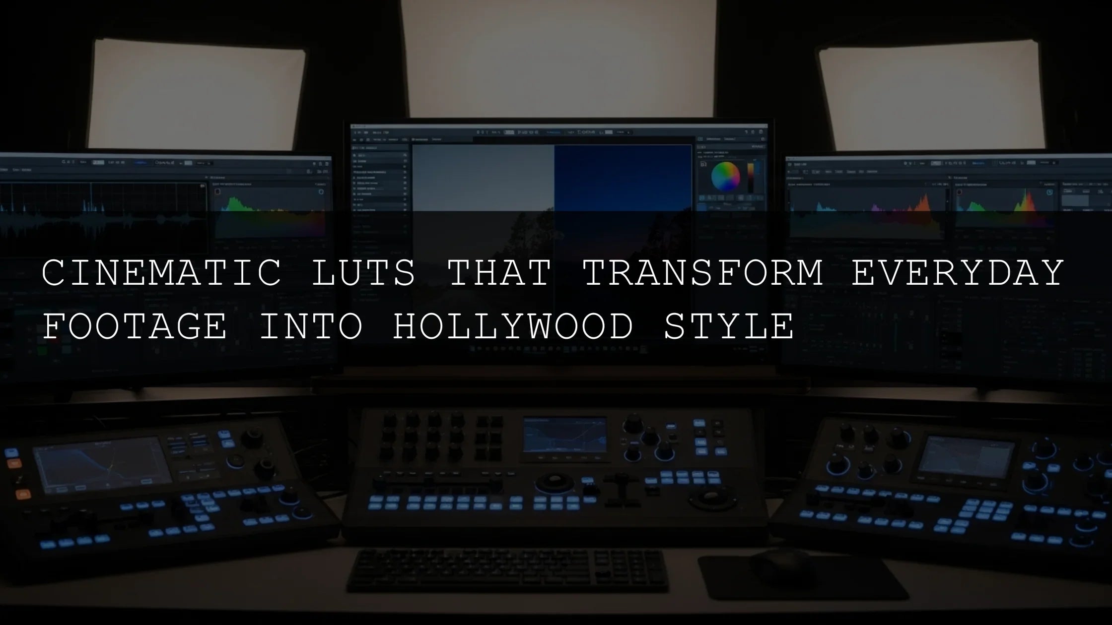Cinematic LUTs: Your Secret Weapon for Hollywood-Style Videos - AAA Presets
