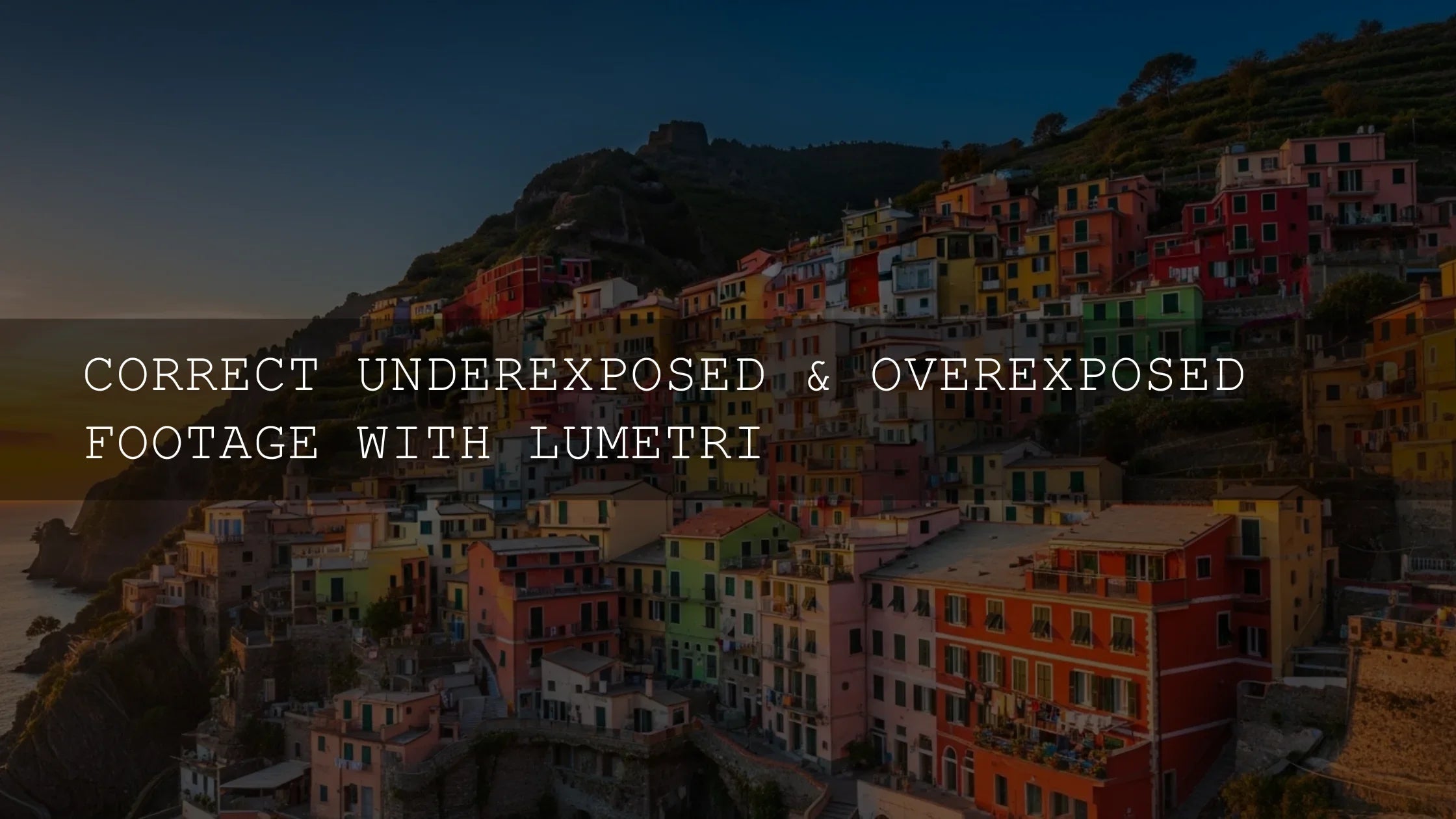 Salvage Your Shots: Mastering Underexposed & Overexposed Footage with Lumetri - AAA Presets