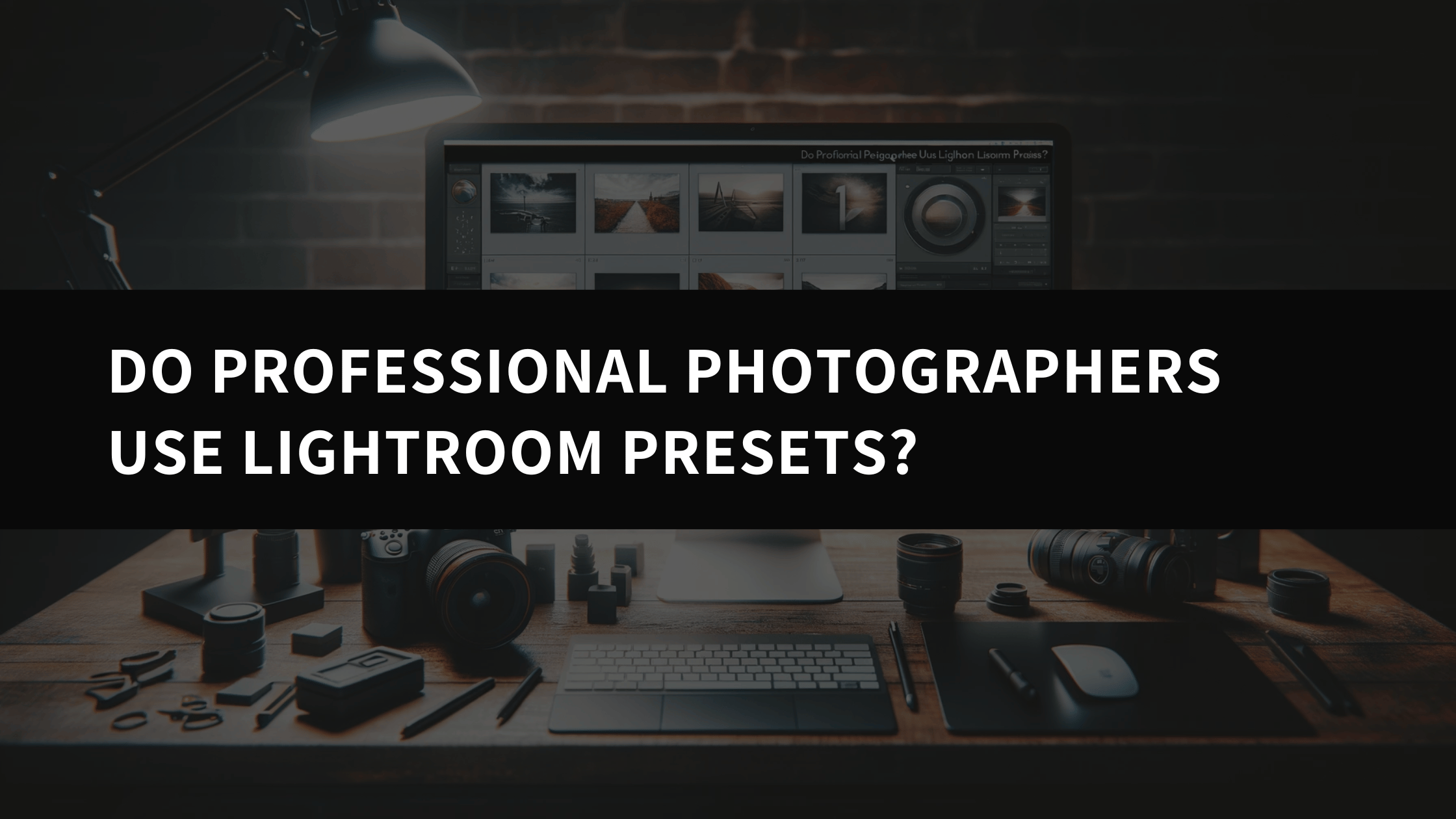 Do professional photographers use Lightroom presets? - AAA Presets