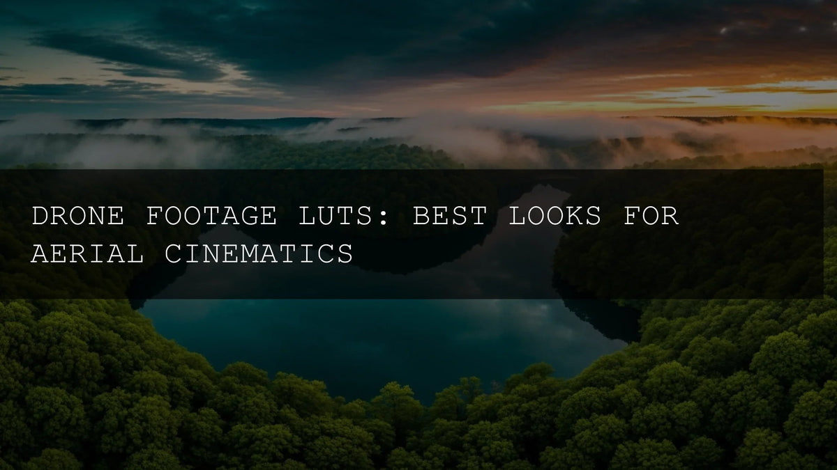 Drone Footage LUTs: Best Looks for Aerial Cinematics - AAA Presets