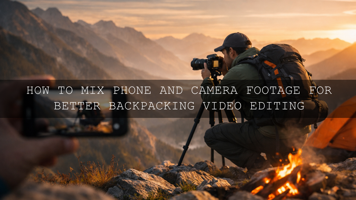 Epic Backpacking Trip Edits: Seamlessly Blending Phone & Camera Footage in 2026