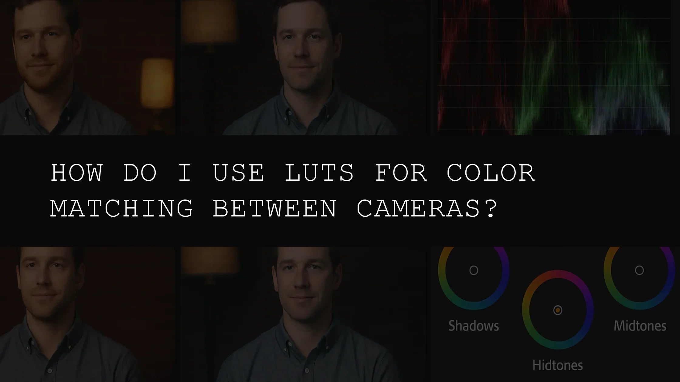 How Do I Use LUTs for Color Matching Between Cameras?
