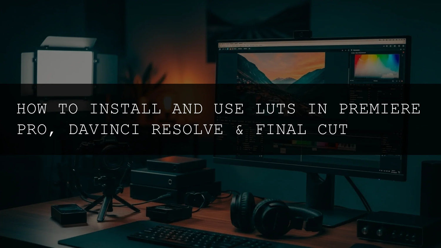 How to Install and Use LUTs in Premiere Pro, DaVinci Resolve & Final Cut Pro - AAA Presets