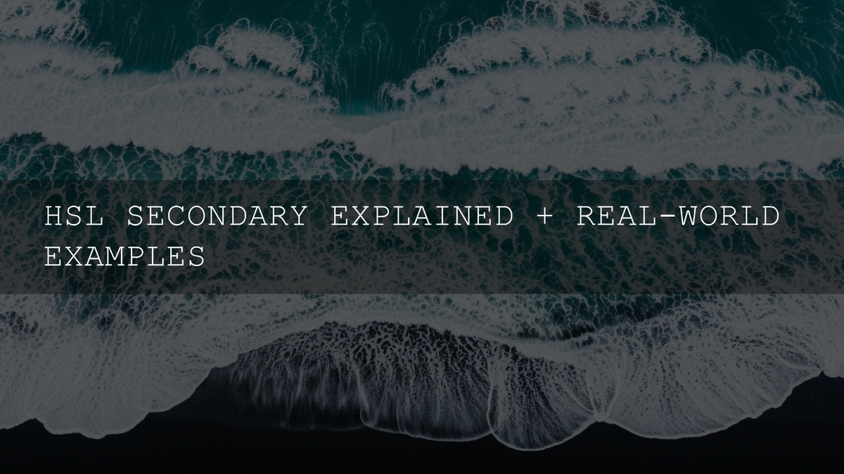 HSL Secondary Explained: Your Comprehensive Guide to the High School Journey - AAA Presets