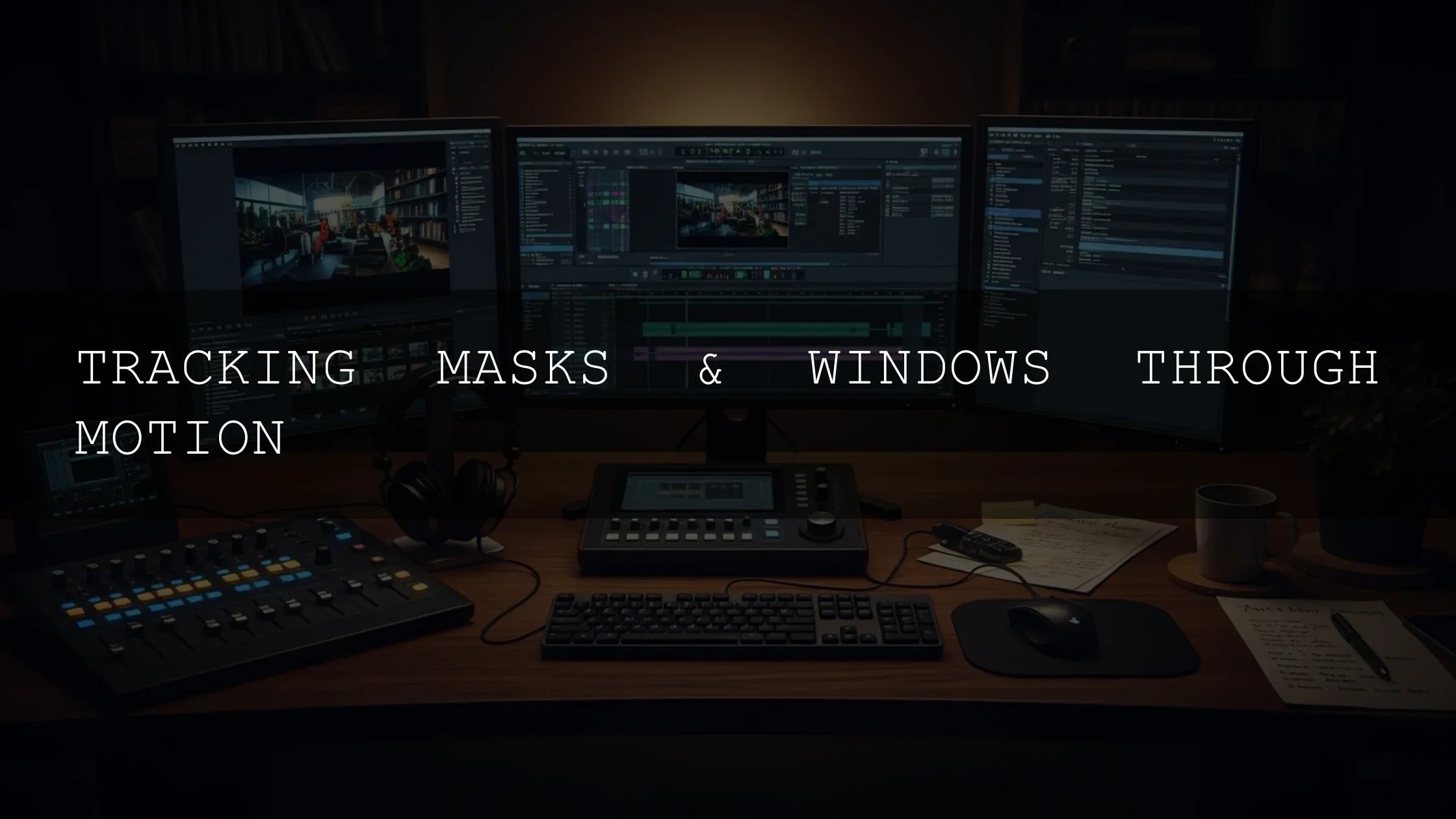 Unlocking Cinematic Magic: The Art and Science of Tracking Masks & Windows Through Motion in 2025 - AAA Presets
