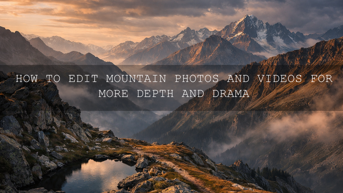 Mastering Mountain Landscapes: Adding Depth and Drama to Your Photos and Videos in 2026