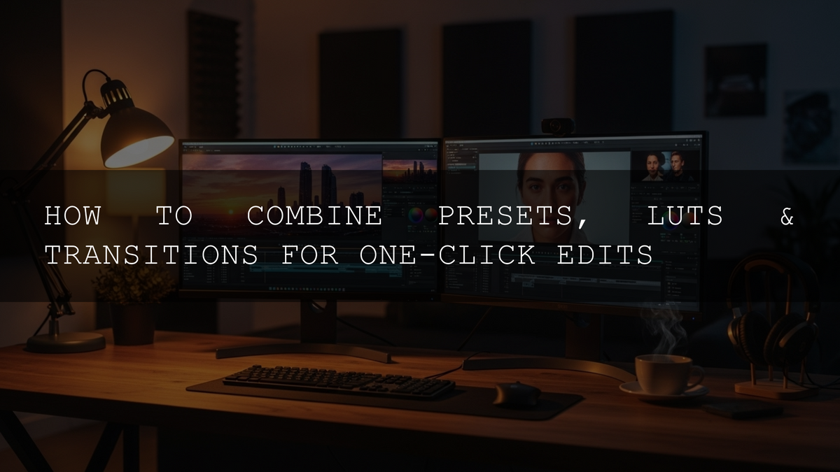 Mastering One-Click Edits: The Ultimate Combination of Presets, LUTs, and Transitions - AAA Presets