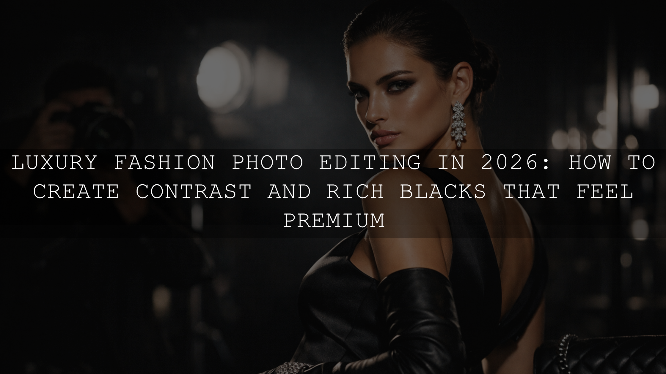 Mastering Opulence: How to Create a Luxury Fashion Look With Contrast & Rich Blacks in 2026