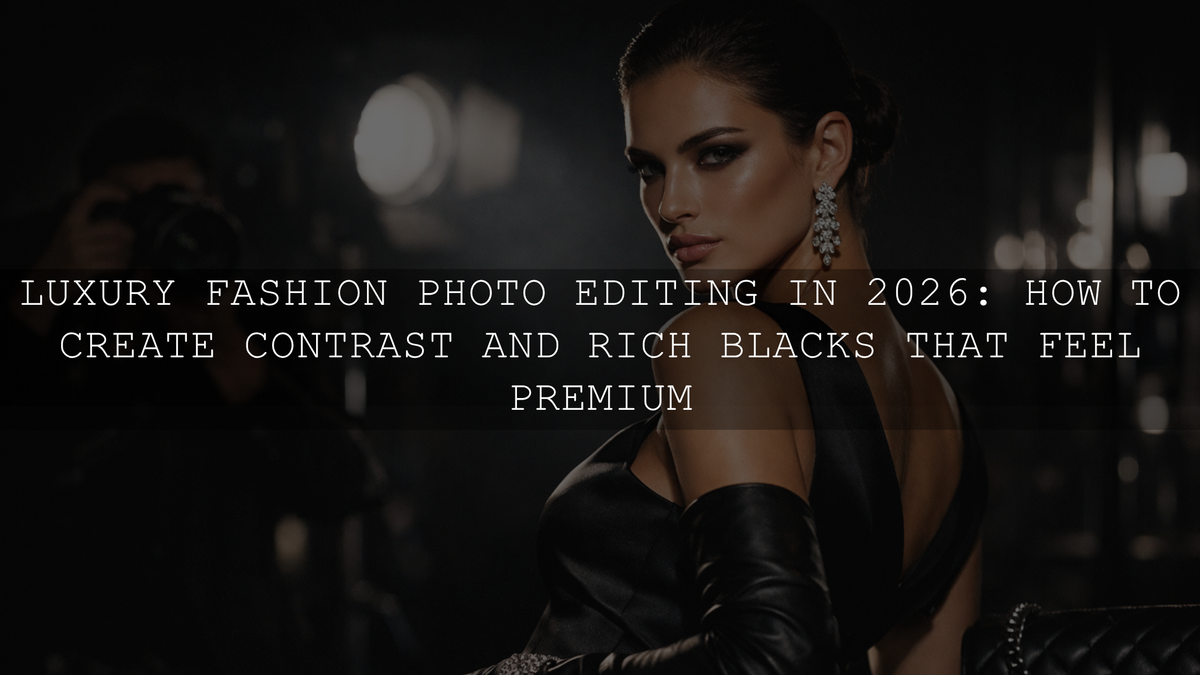 Mastering Opulence: How to Create a Luxury Fashion Look With Contrast & Rich Blacks in 2026