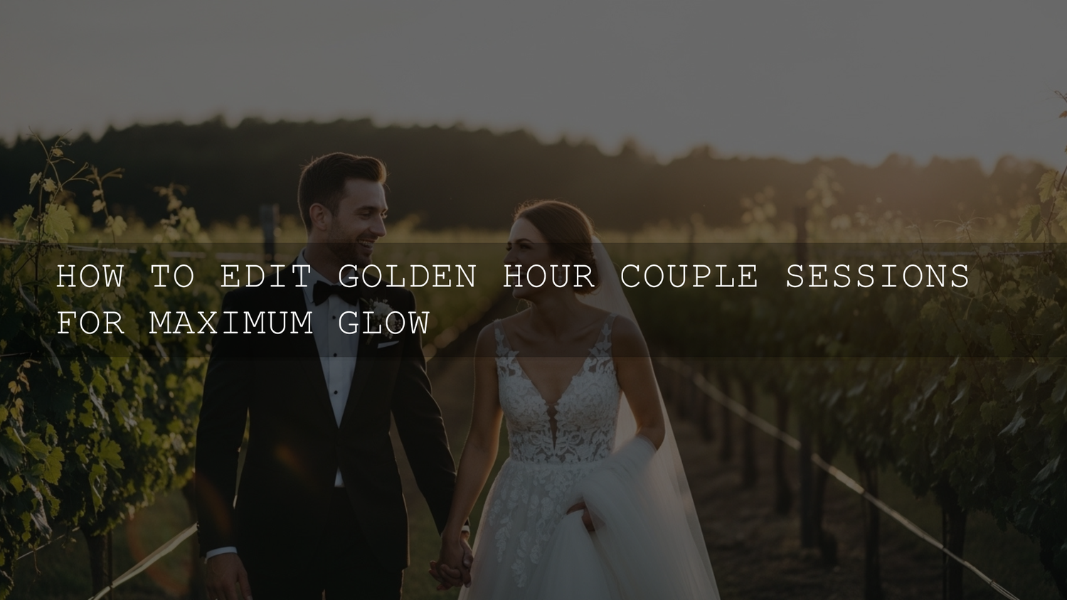 Mastering the Golden Hour: A Photographer's Guide to Editing Luminous Couple Sessions - AAA Presets