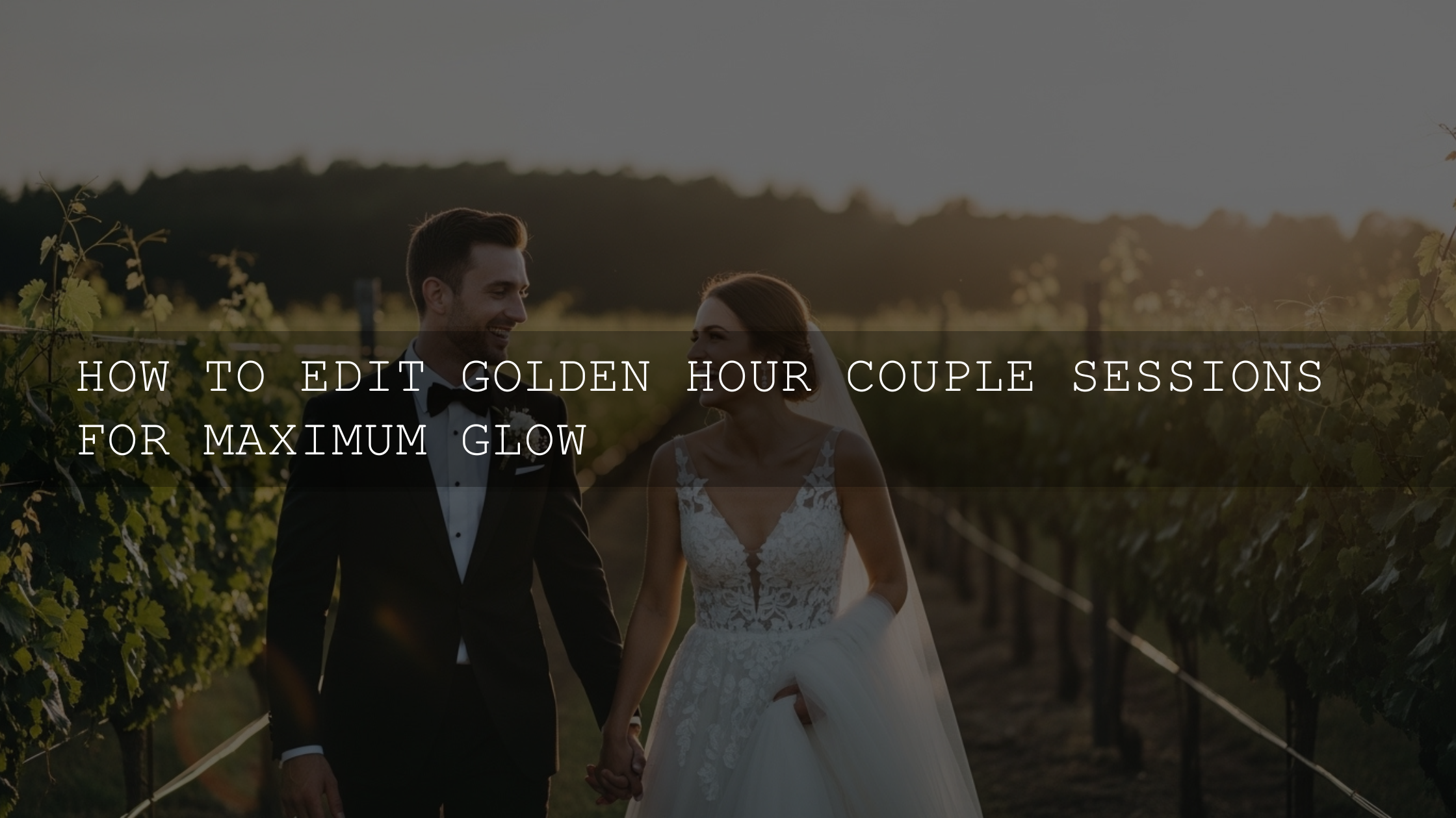 Mastering the Golden Hour: A Photographer's Guide to Editing Luminous Couple Sessions - AAA Presets