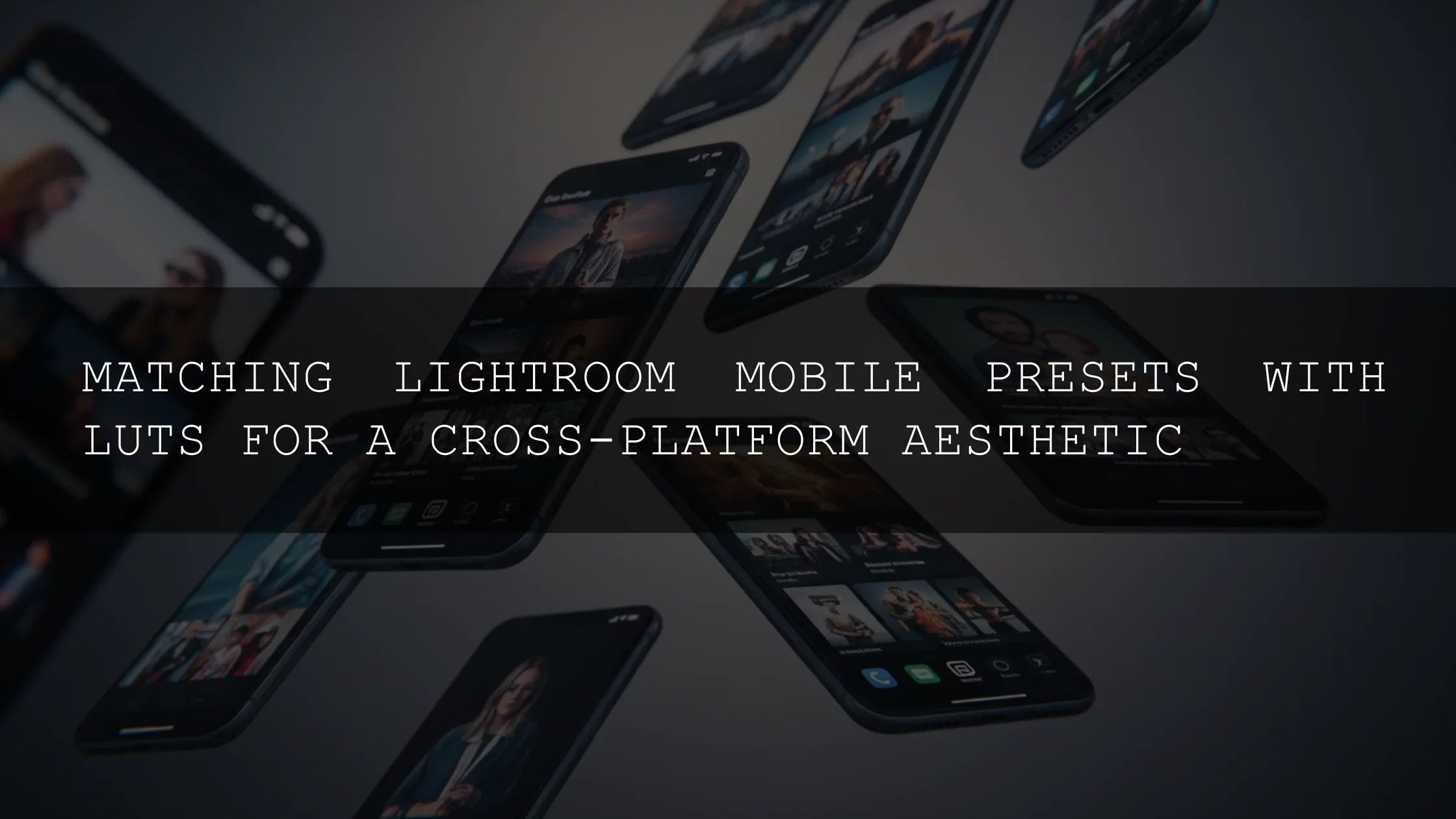 Mastering Your Visual Narrative: A Deep Dive into Matching Lightroom Mobile Presets with LUTs for a Flawless Cross-Platform Aesthetic - AAA Presets