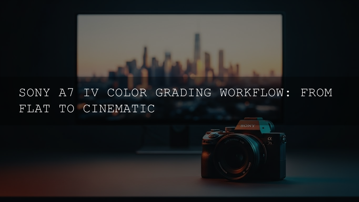 Sony A7 IV Color Grading Workflow: From Flat to Cinematic - AAA Presets