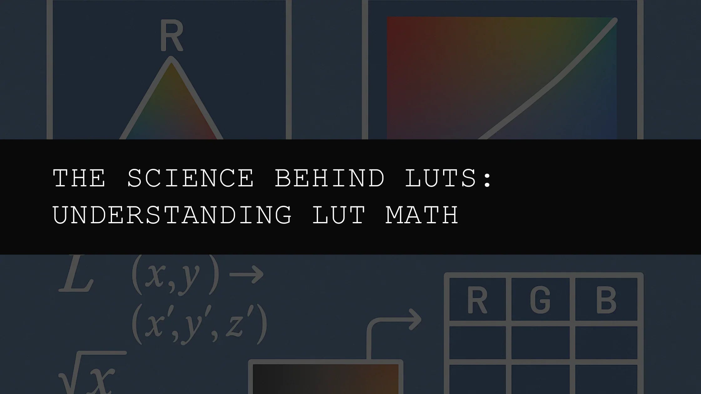 The Science Behind LUTs: Understanding LUT Math for Better Results