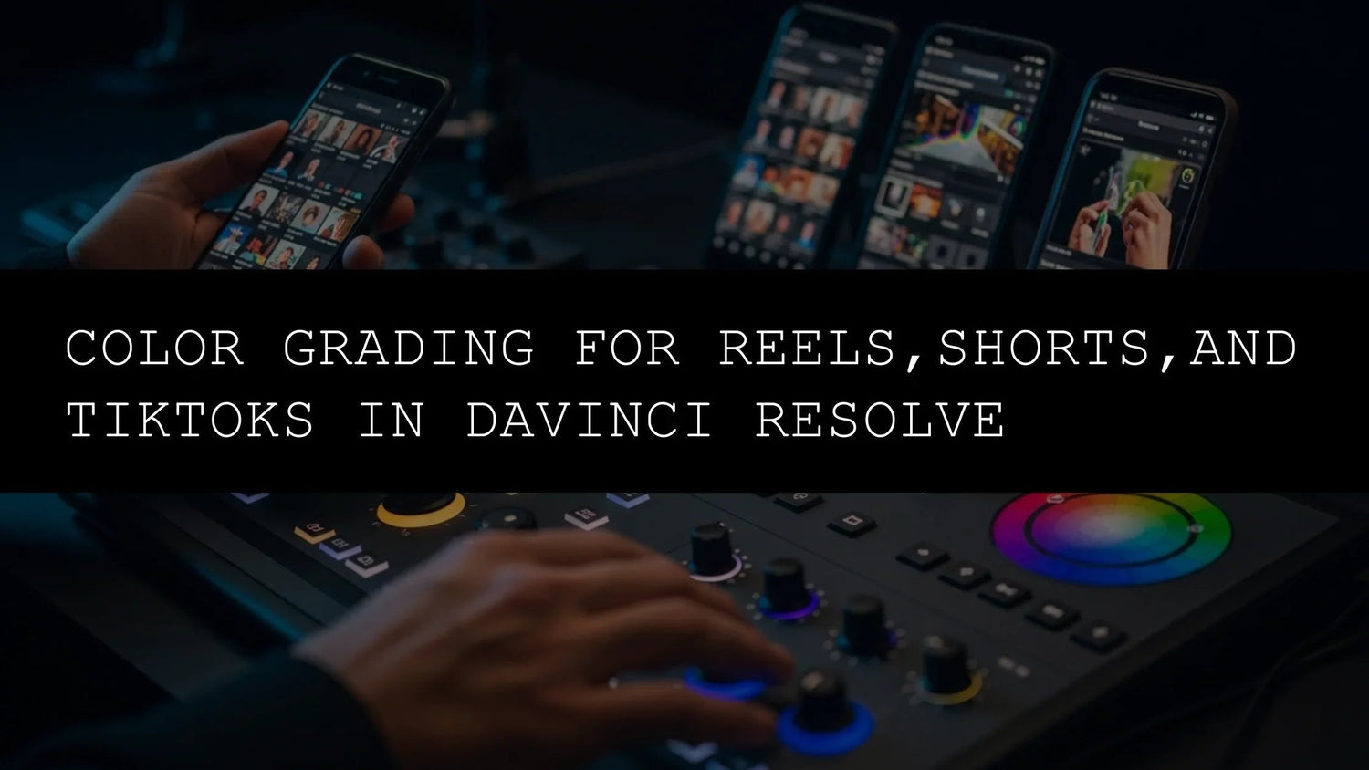 The Ultimate Guide to Color Grading Your Reels, Shorts, and TikToks in DaVinci Resolve - AAA Presets