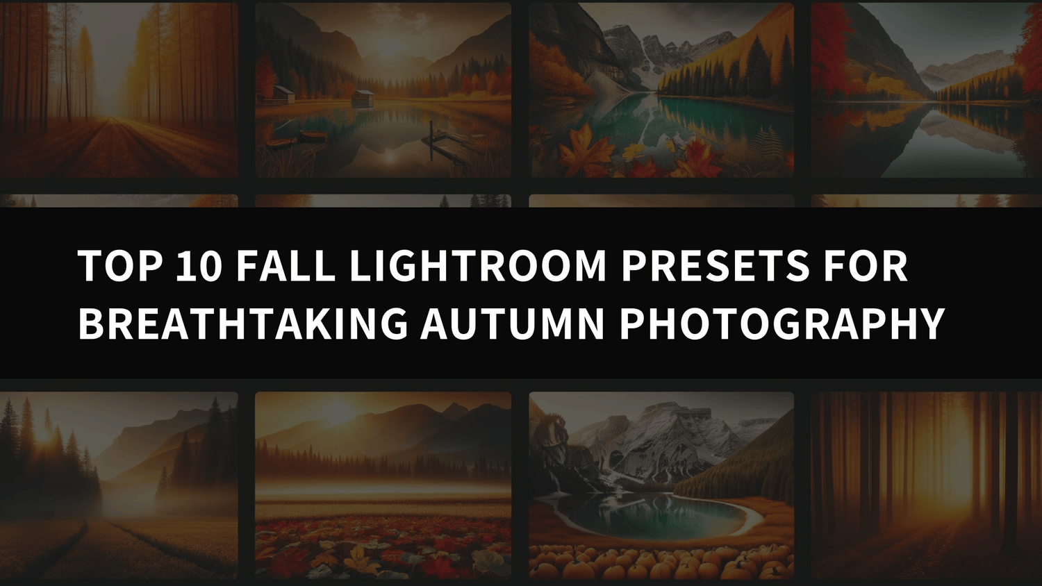Top 10 Fall Lightroom Presets for Breathtaking Autumn Photography - AAA Presets
