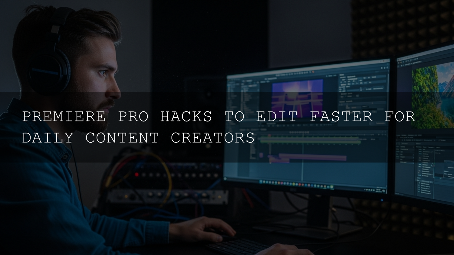 Unleash Your Editing Superpowers: Premiere Pro Hacks for Hyper-Productive Daily Content Creators