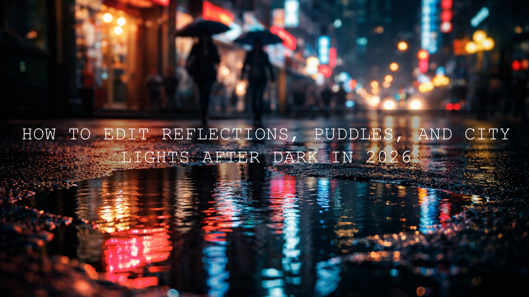 Unlock the Magic of Night: Pro Editing Techniques for Reflections, Puddles & City Lights in 2026