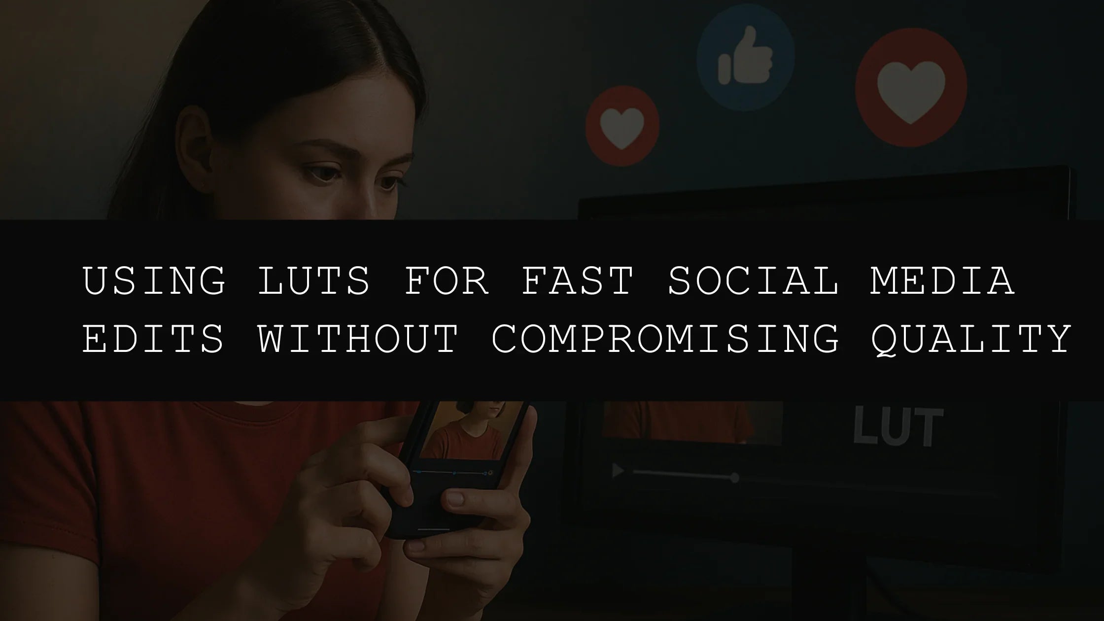 Using LUTs for Fast Social Media Edits Without Compromising Quality