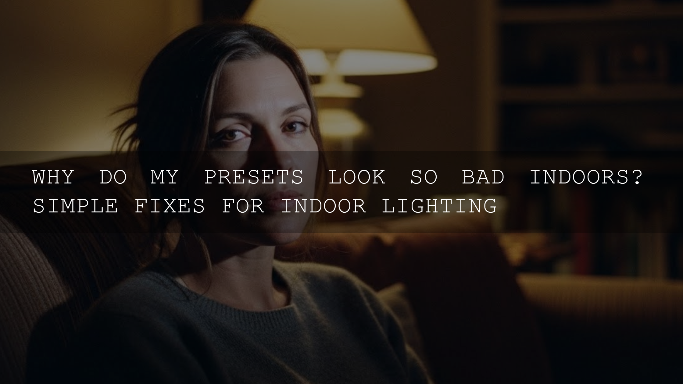Why Do My Presets Look So Bad Indoors? Simple Fixes for Indoor Lighting - AAA Presets